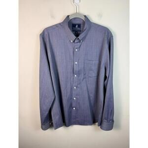Wool & Prince 100% Merino Wool Button-Down Shirt Large Tall
